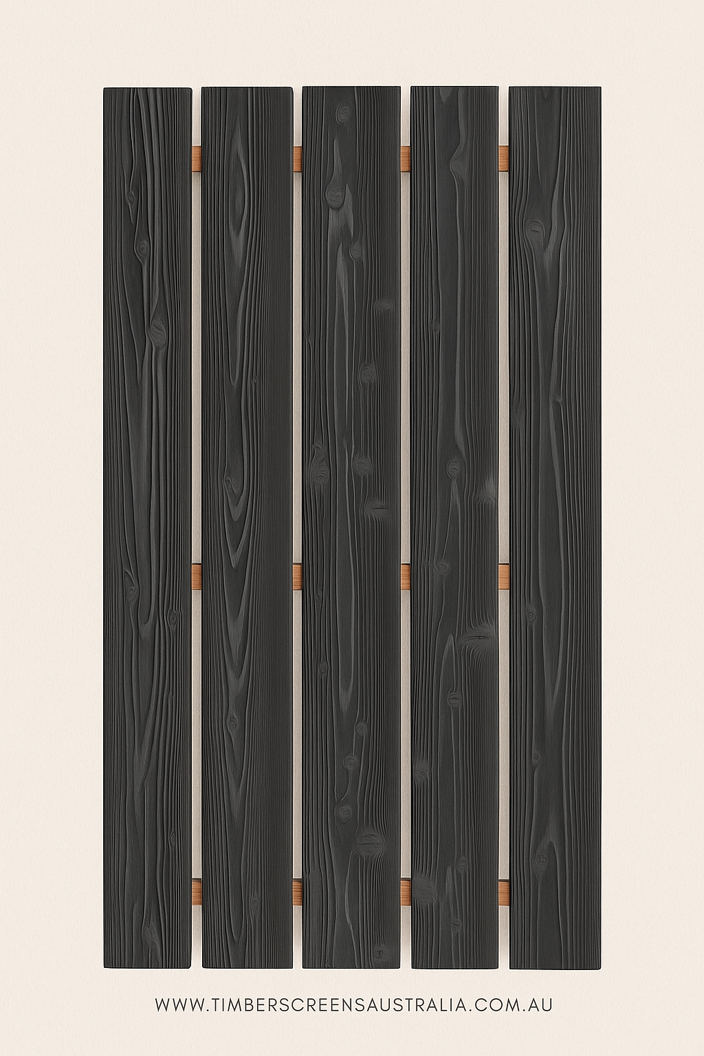 Shou Sugi Ban Charred Timber Screen – Sugi (Japanese Cedar)